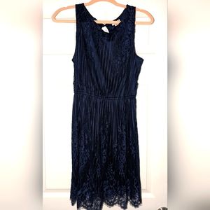 Xhileration navy lace dress